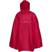 Vaude Unisex Valdipino Rain Poncho Red Uni Sadetakit M