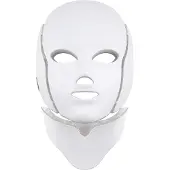 Palsar 7 LED Mask Face and Neck White hoitava LED-naamio kasvoille ja kaulalle 1 kpl