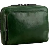 Leonhard heyden Porto Crossbody-laukku Nahka 22 cm Vihreä