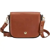 Jekyll & Hide Paris Crossbody-laukku Nahka 19 cm Ruskea