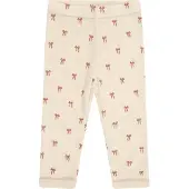 Lil´ Atelier Nbfnalu Slim Legging Lil Noos - Cream - 68