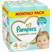 Pampers Premium Monthly Box Size 4, 8-14kg 174pcs