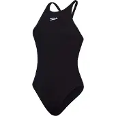 Speedo Womens End+ V Back Swimsuit - Black - 38