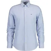 Gant for man. 3230115 Slim Fit Stretch Oxford Shirt blue (XL), Casual, Cotton, Classic, Long sleeve