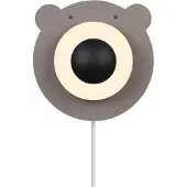 Nordlux Seinävalaisin , Bruna Bear, Ruskea / ruoste, Lastenhuone, Metalli