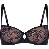 Hunkemoller Lea Lace Pd - Navy - 80 C