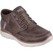 SKECHERS for man. 232927 Slip-Ins Ankle Boots: Summits - Siegul brown (42), Flat, Laces, None, Casual
