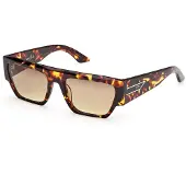 GCDS GD0064 55/18/140 Tumman havannan etu akryyli UNISEX GD0064 Aurinkolasit