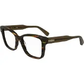Longchamp LO2770 53/17/140 Raitapintaiset ruskeat asetaattiset silmälasit Naisille LO2770