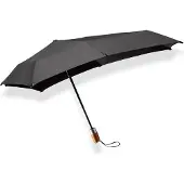 Senz ° Mini Automatic Deluxe Foldable Storm Umbrella, - Black - ONE SIZE