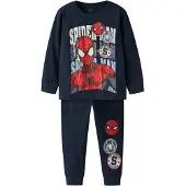 Name It Mini Nmmocti Spider Ls Nightset Mar - Navy - 104