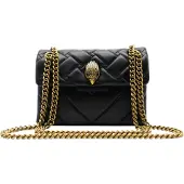 Kurt Geiger for woman. 1470805109 Mini Kensington leather bag black (OSFA), Casual