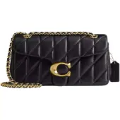 Coach Quilted Tabby Shoulder Bag 26 With Chain - Black - ONE SIZE