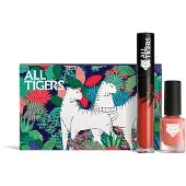 All Tigers Sarja : nestemäinen huulipuna naturale ja vegaaninen 683 Make Your Mark 8 ml + vegaaninen kynsilakka naturale ja vegaaninen 196 Take Your Ch