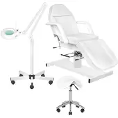 Activeshop Setti: Nojatuoli 210 + S5 LED-suurennuslamppu + Jakkara 302