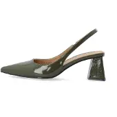 Bianco Biamaralyn Slingback Patent - Khaki green - 37