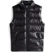 Tommy Hilfiger Tjw Slim Zip Print Down Vest - Black - XS