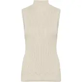 Cream Crdela Knit Sleeveless Turtleneck - Beige - S