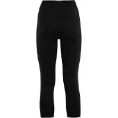 Aclima Women's WarmWool 3/4 Longs Jet Black Kerrasto alaosat L