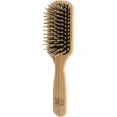 TEK Medium Size Paddle Brush With Short Wooden Pins
