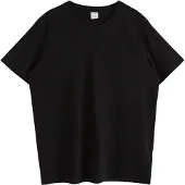 Lindex T Shirt Regular Solid - Black - 170
