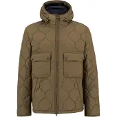 Barbour Re-Engineered Hooded Spey Quilted Jacket - Beige - M