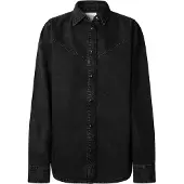 Pepe Jeans for woman. PL3051236 Odile shirt black (XL), Casual, Cotton, Long sleeve