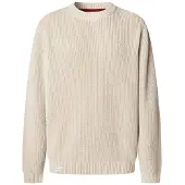 Pepe Jeans for man. PM7000022 Parker beige jumper (L), Casual, Cotton