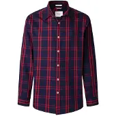 Pepe Jeans for man. PM3090839 Conrad navy shirt (XL), Casual, Cotton, Long sleeve
