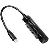 Axagon 3.2 Gen1 USB-C -adapteri 2.5" SATA III 6G HDD/SSD:lle, musta