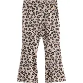 Lindex Flared Leggings In Velour - Beige - 110