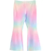 Lindex Flared Leggings In Velour - Purple - 122