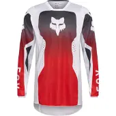 FOX 180 Shield MX-pusero Punainen/Valkoinen Miehet, size L