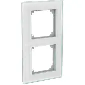 Schneider ELECTRIC EXXACT SOLID 2-OSAINEN KEHYS LASI KIRKAS VALKOINEN (WDE004036)