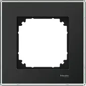 Schneider ELECTRIC EXXACT SOLID 1-OSAINEN KEHYS LASI MUSTA (WDE004851)