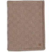 Jollein Viltti 75x100 cm Box Knit/Velvet, Milky Coffee