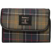 Barbour Tartan Hanging Washbag - Khaki green - ONE SIZE