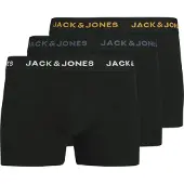 Jack & Jones Bokserishortsit 'JACCONOR' kullankeltainen / savunharmaa / musta / valkoinen