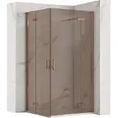 REA Hugo Double suihkukaappi 80x80 Copper Brush