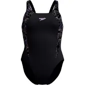 Speedo Womens Hyperboom Splice Muscleback - Black - 34