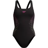 Speedo Placement Muscleback 1Pc - Black - 40