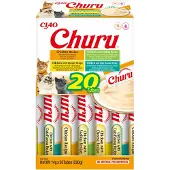 Inaba - Kanalajikkeet 20-pack - Kissat - Kissan herkut ja kissanruoho - Palkitsemisherkku