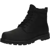 Timberland for man. TB0A69UHW021 Leather ankle boots with Britton Road Mid black (44.5), Flat, Laces, Casual, Sustainable