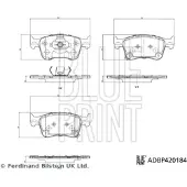 Blue Print Levyjarrun jarrupalasarja ADBP420184