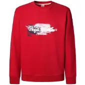 Pepe Jeans for man. PM5800026 Sweatshirt Trey red (XL), Casual, Cotton