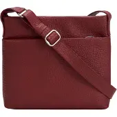 VOi Hirsch Bristol Crossbody-laukku Nahka 28 cm Punainen
