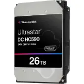 Western Digital WD Ultrastar DC HC590 3.5" 26 Tt, 7200 RPM, 512 MB, SATA III -kovalevy (yrityskäyttöön)