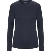 Röhnisch Women's Team Logo Long Sleeve Space Navy Pitkähihaiset urheilupaidat M