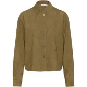 Kaffe Kavera Button Shirt - Khaki green - 40