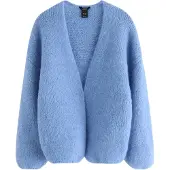Lindex Knitted Cardigan - Blue - XS/S